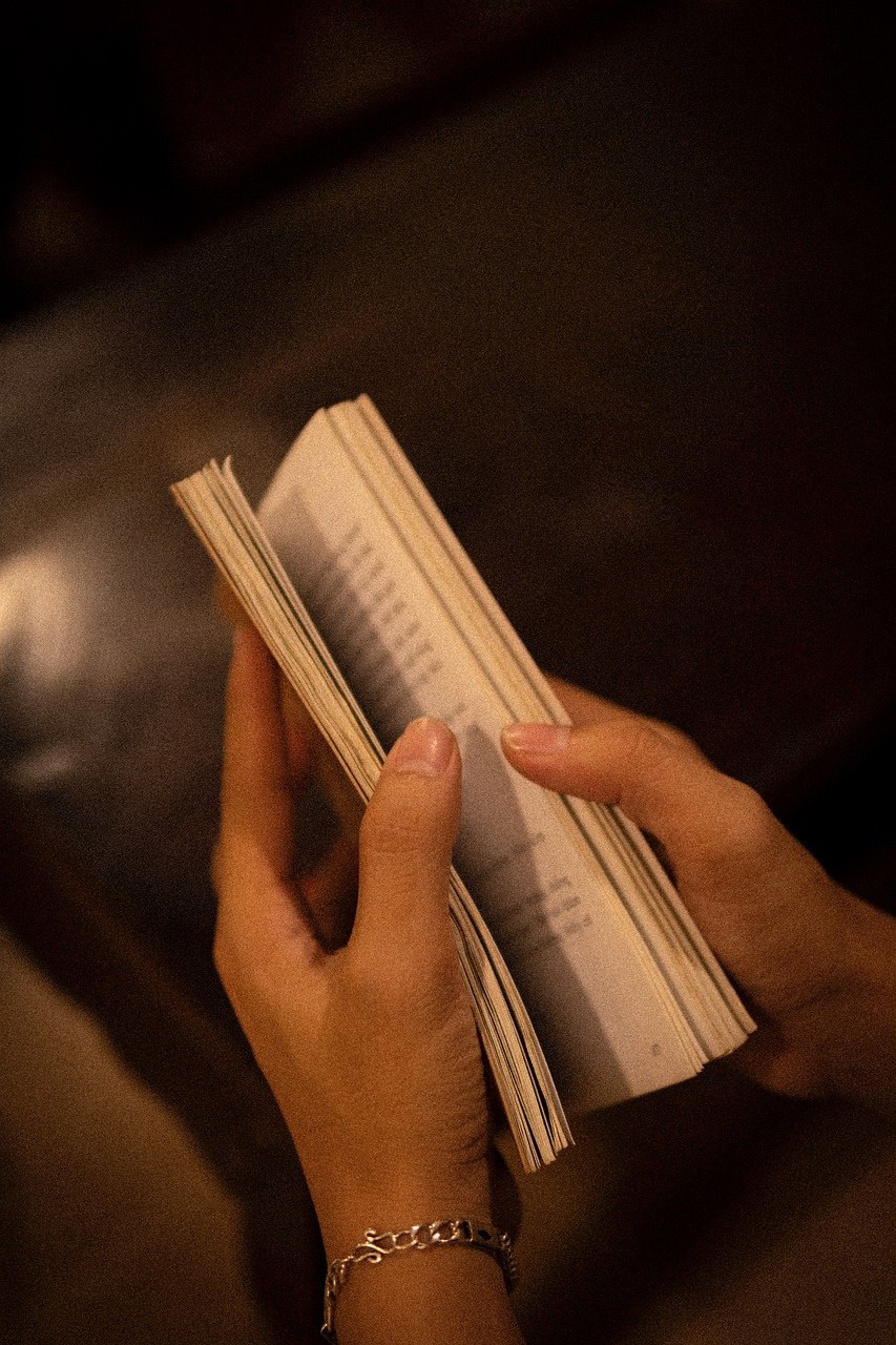 book, old, read, learn, open, page, hand, old books, old book